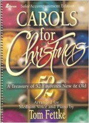 cover Carols for Christmas Book Vocal Score cover